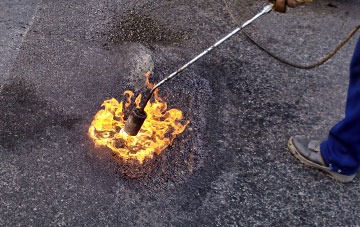 Crew flat roofing repairs