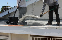 Crew flat roofing repair